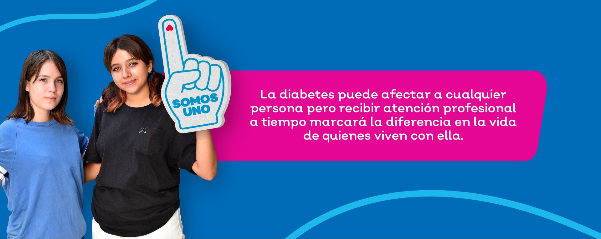 imagen la diabetes puede afectar a cualquier persona pero recibir atención profesiona a tiempo marcará la diferencia en la vida de quienes viven con ella